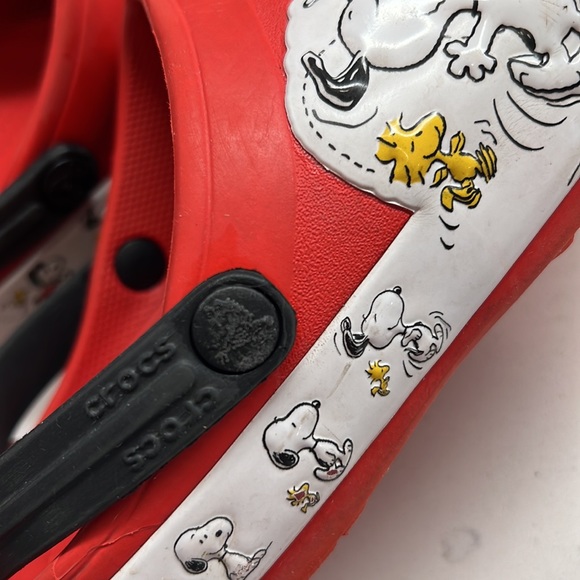 Crocs Fun Lab Snoopy Woodstock Clog Little Kids Size 13 Red - Picture 14 of 14